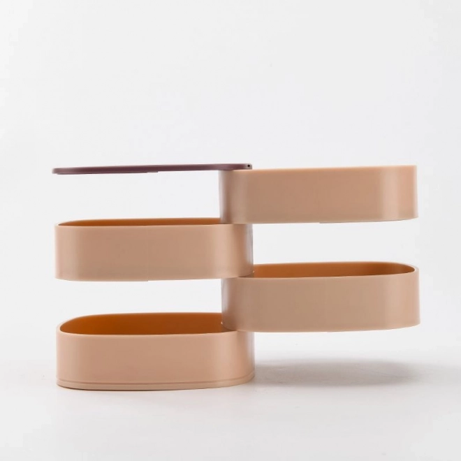 Meerlagige sieradendoos, premium organizer - blauw
