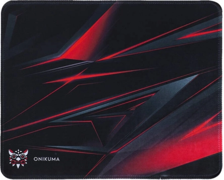 Gaming muismat ONIKUMA zwart‑rood 350 × 300 mm