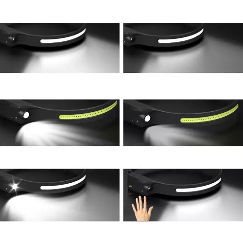 LED hoofdlamp USB Trizand 21652