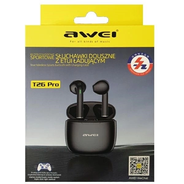 Draadloze Bluetooth 5.3 Oortelefoons Awei T26 Pro