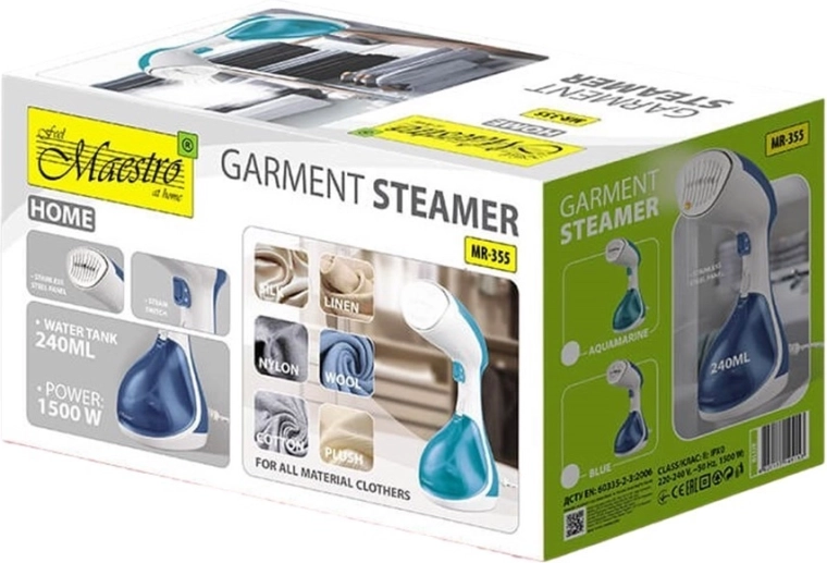 Vermogen 1500 W en stoom 20 g/min voor snelle resultaten