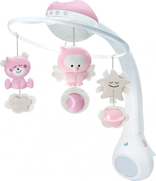 Muzikale mobiel 3-in-1 Infantino – Roze