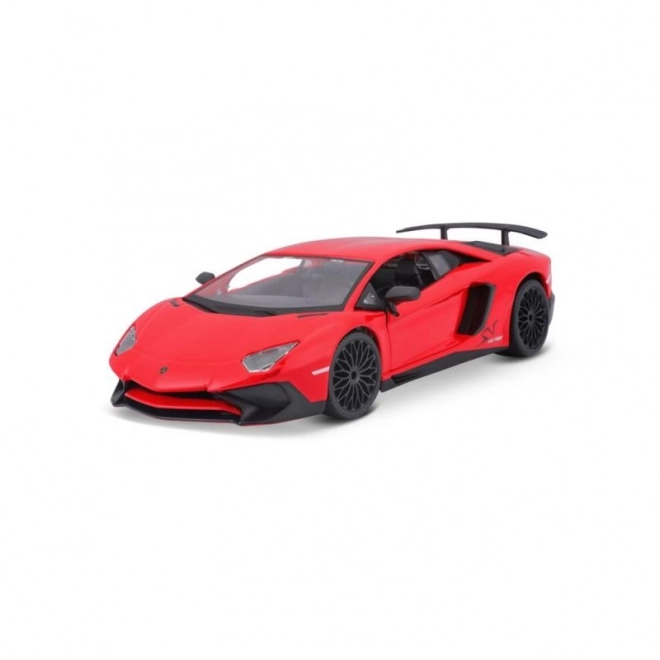 Metalen model Bburago Lamborghini Aventador rood 1:24