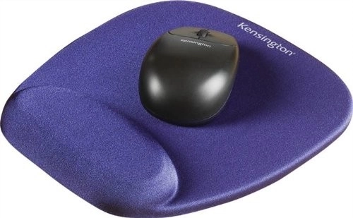 Ergonomische blauwe schuimen muismat