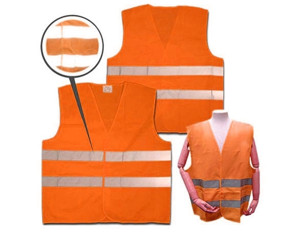 Reflectieve vest met klittenband oranje XXL