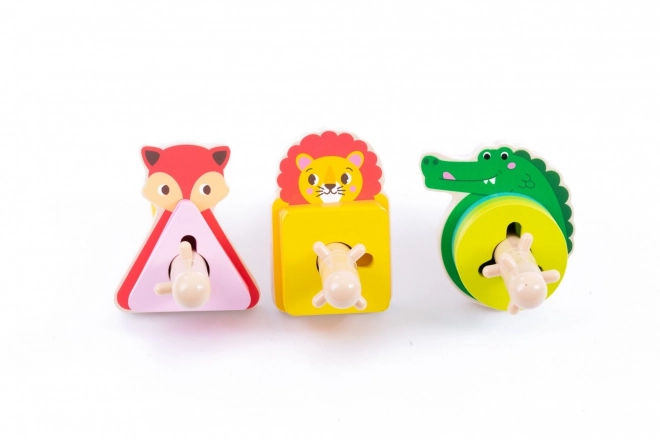 Houten sorteerdieren