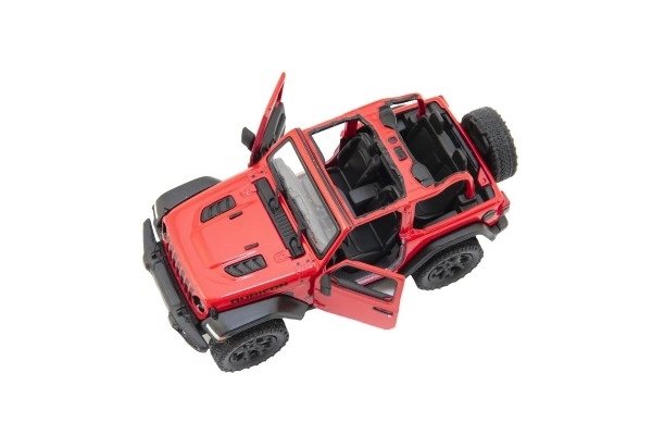 Metalen model Jeep Wrangler 2018 met open dak