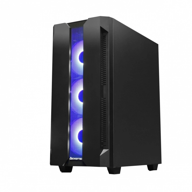 Midi Tower-kast CHIEFTEC Hunter met 4x RGB-ventilatoren
