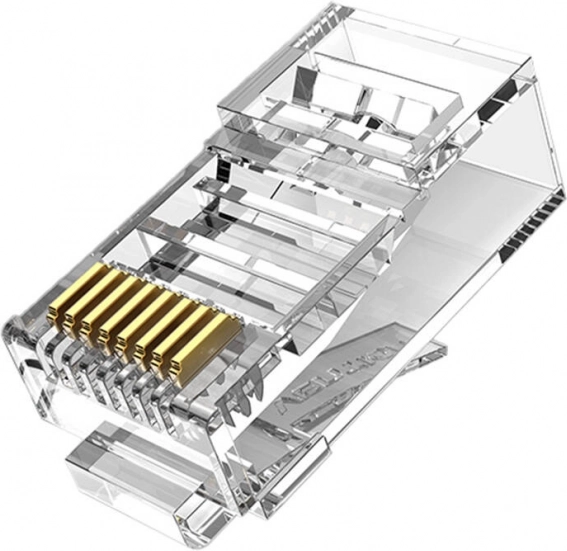 Vention modulaire RJ45-connectoren cat.5e utp, 50 stuks, transparant