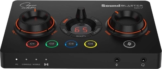 Externe geluidskaart CREATIVE Sound Blaster GC7 voor streaming en gamen