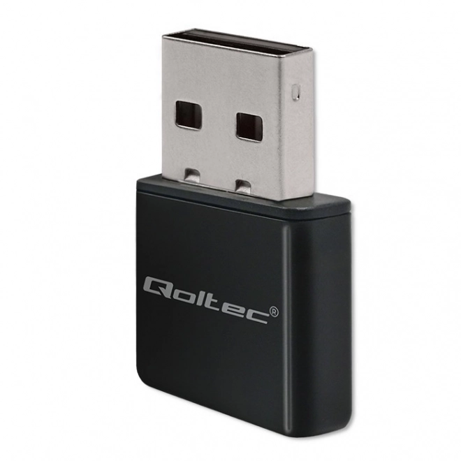 Draadloze Mini Adapter WiFi Qoltec USB 2.0 300Mbps