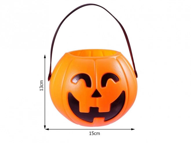 Pompoen emmer voor Halloween snoepjes