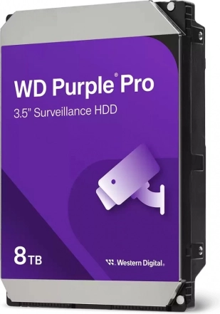 Harde schijf WD Purple Pro 8TB 3,5 256MB SATAIII/72000 omwentelingen per minuut