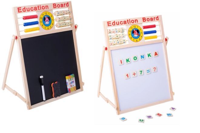Dubbelzijdig krijt- en magnetisch oppervlak