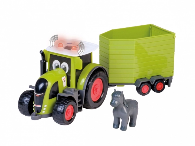 Tractor met aanhanger Happy People