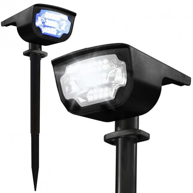 Zonne tuinlantaarn met kleurrijke LED-verlichting