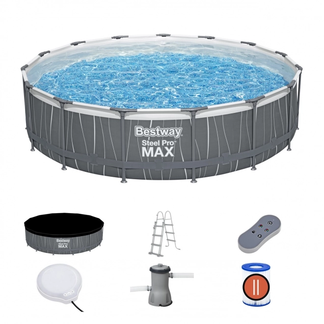Ronde zwembad Steel Pro MAX 457 x 107 cm Bestway