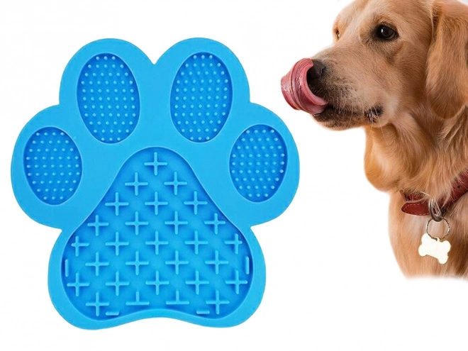 Antistress likmat voor honden in de vorm van een poot