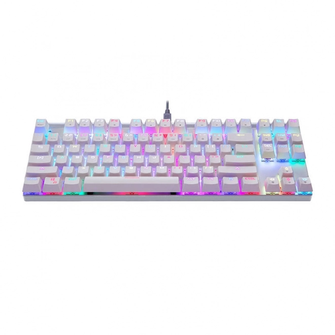 Mechanische gaming toetsenbord Motospeed CK101 RGB (wit)