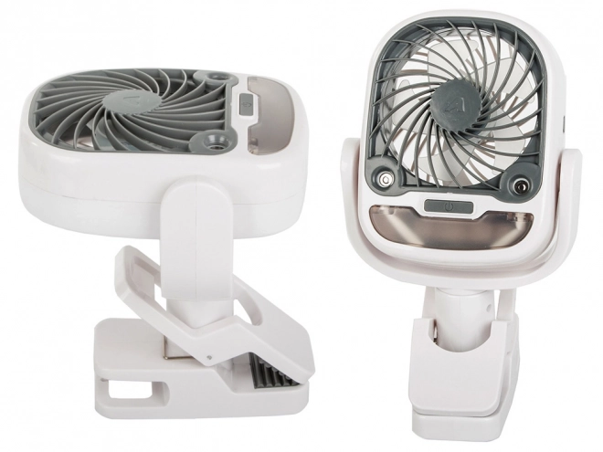 USB tafelventilator met RGB-achtergrondverlichting en luchtbevochtiger 2-in-1