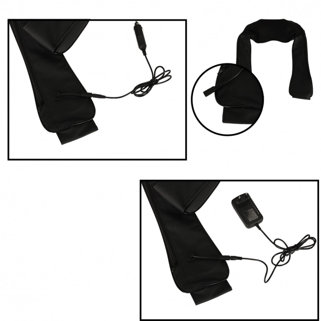 Shiatsu massagekraag met verwarming