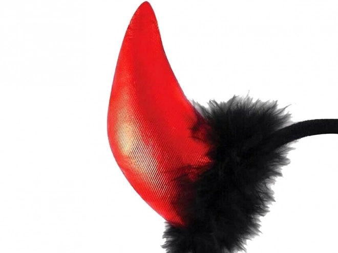 Diadeem met duivelse hoorns voor Halloween