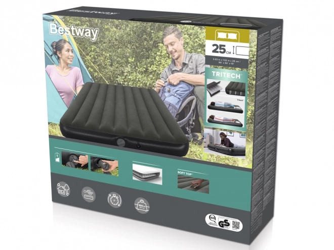 Tweepersoons opblaasmatras Queen met ingebouwde pomp Bestway