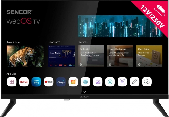 Smart TV 24" Sencor webOS