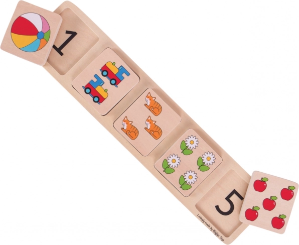 Tellen 1–5 als spel
