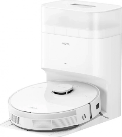 Robotstofzuiger en dweil MOVA S10 Plus met automatische lediging