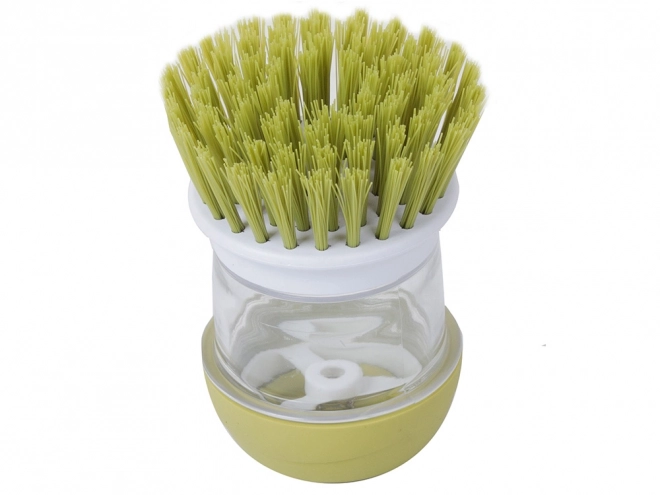 Vloeistofdispenser voor keukensponzen om te schrobben en af te wassen met staander
