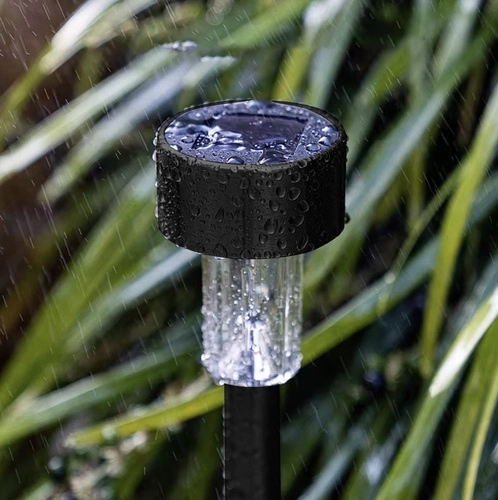 Zonne-LED Tuinlampen - set van 10, insteekbaar, waterdicht, warm wit licht