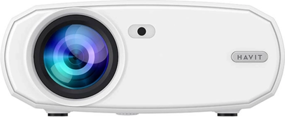 draadloze Havit-projector voor home cinema 1080p (wit)