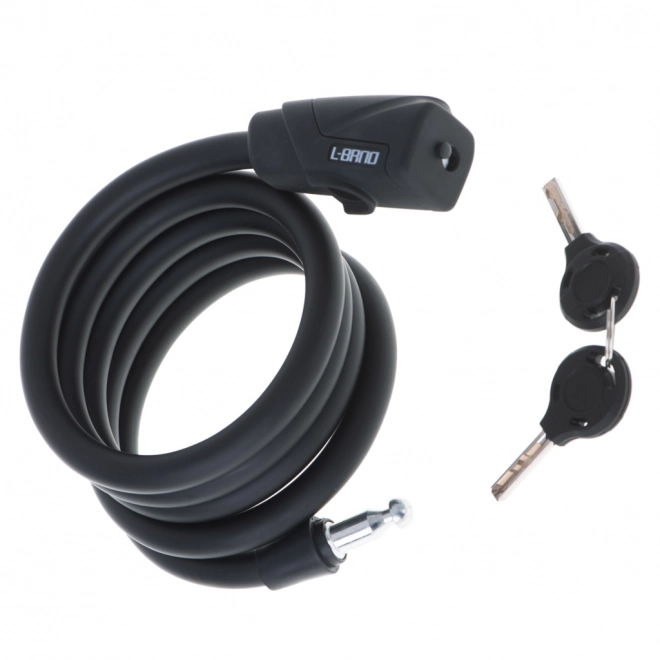 Veiligheidsslot voor fiets met lange spiraal - 150 cm