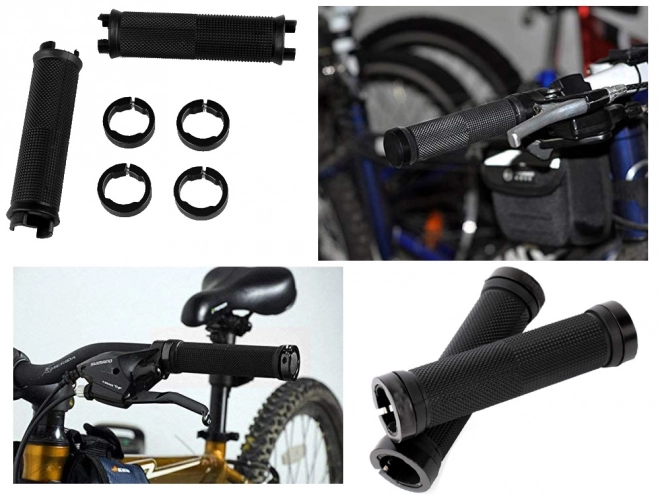 Rubberen handgrepen voor fiets