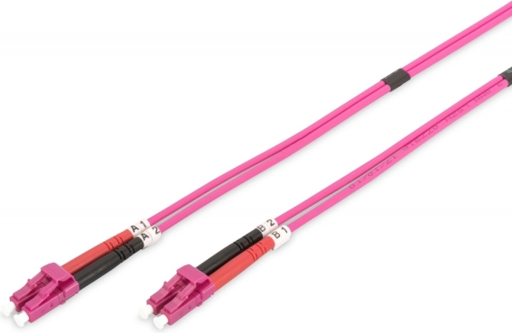 Optische patchkabel LC-LC MM 50/125 OM4 duplex LSOH 3 m