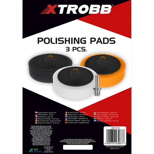 Polijstspons - set 3 stuks