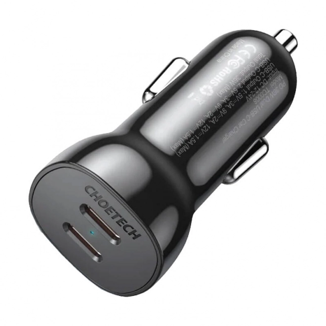 Dubbele autolader Choetech 40W met 2x USB-C poorten