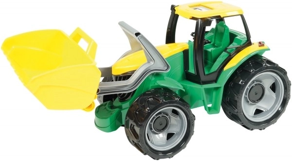 Kindertractor met laadschop Groen-Geel