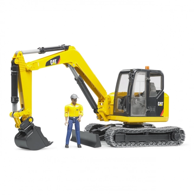 Bruder CAT Minigraafmachine met figuur