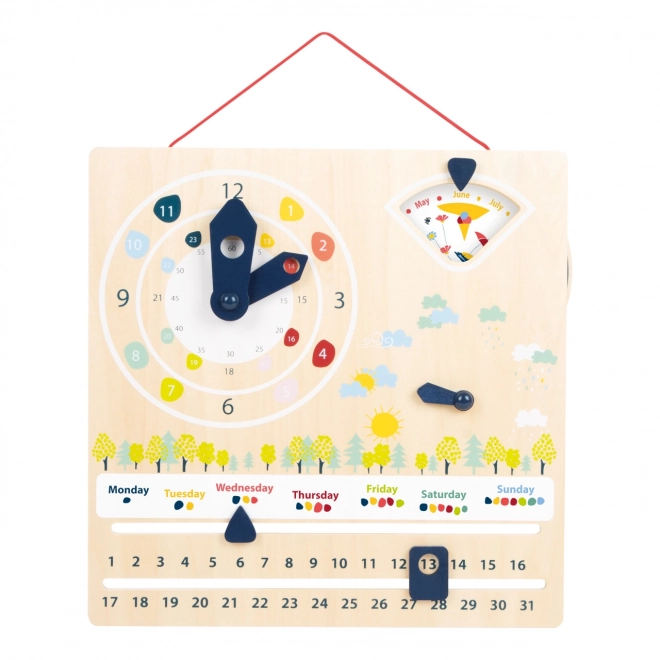Small Foot Didactische Kalender met Klok