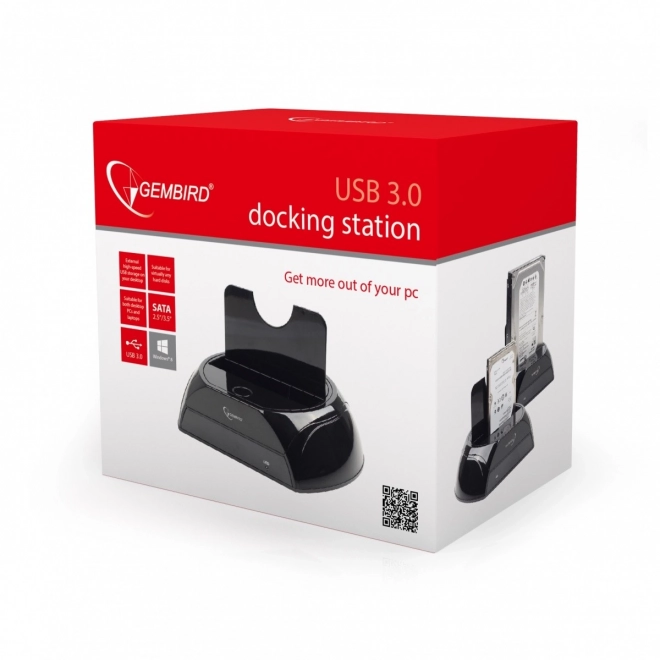 Dockingstation voor HDD SATA 2.5'' en 3.5'' USB 3.0