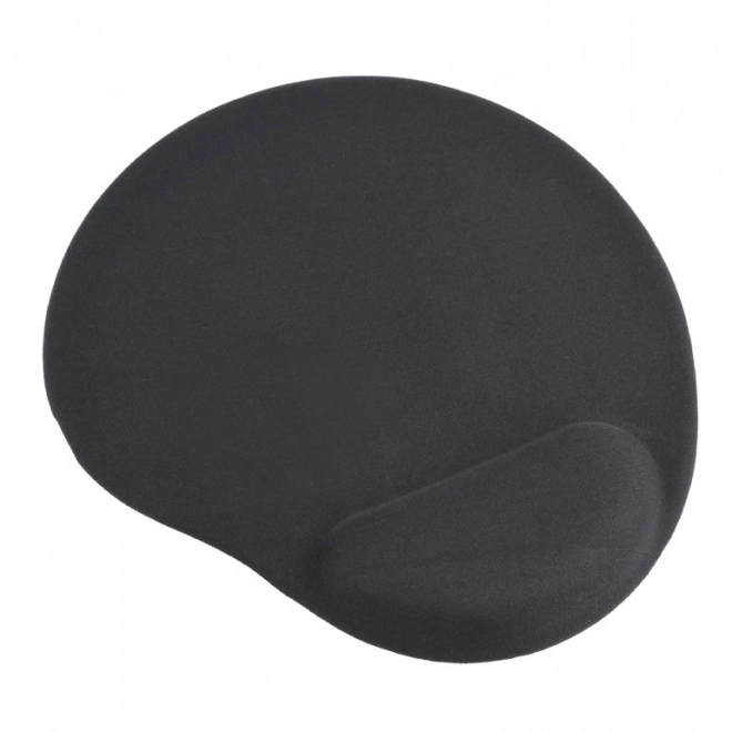 Ergonomische zwarte muismat met polssteun