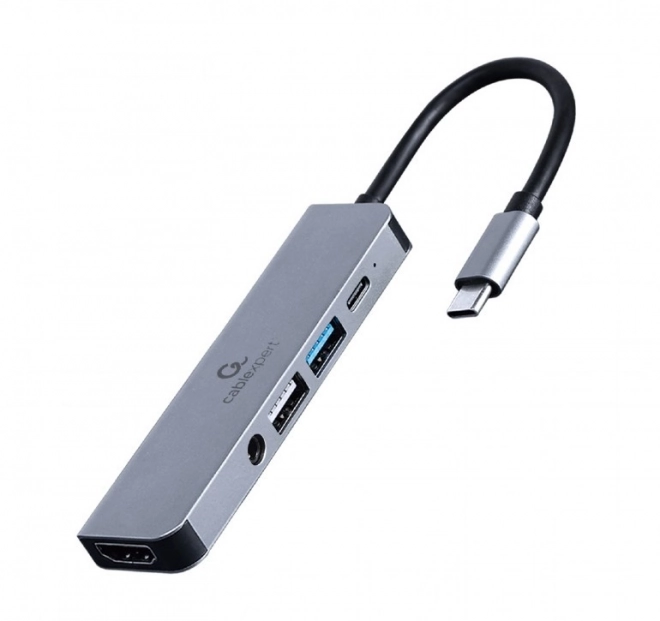 Adapter USB-C 5 in 1, PD, HDMI, Audio, USB 3.1, USB 2.0