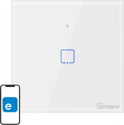 Slimme touch Wi‑Fi‑schakelaar SONOFF – 1 kanaal