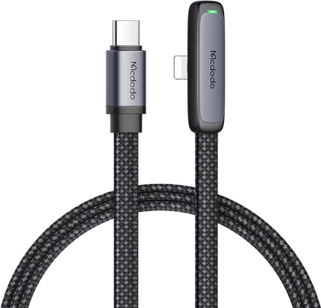 USB‑C naar Lightning haakse kabel Mcdodo 1,8 m zwart