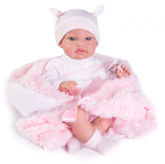 Antonio Juan 7030 Toneta Realistische baby met geluiden en zacht stoffen lichaam - 34 cm