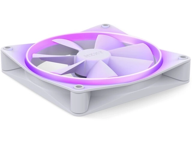 Witte RGB-ventilator 140mm NZXT F140