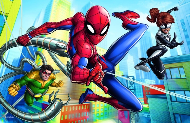 Minipuzzel Spiderman 54 stukjes