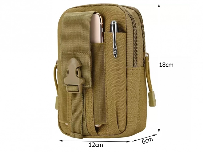 Tactische heuptas - beige